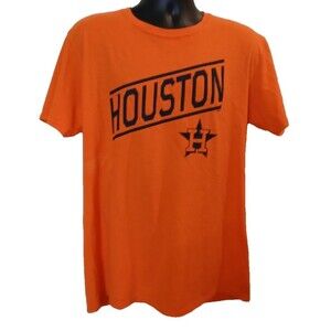 Houston Astros Orange MLB Genuine Merchandise T-Shirt – Bold Fan Gear Tee